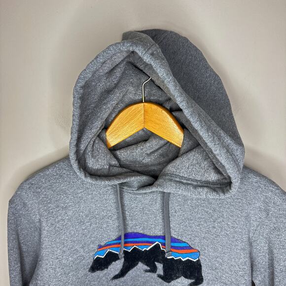 Patagonia‎ Fitz Roy Bear Uprisal Hoodie Sweatshirt Women's Size S Fleece Pocket - Picture 3 of 9